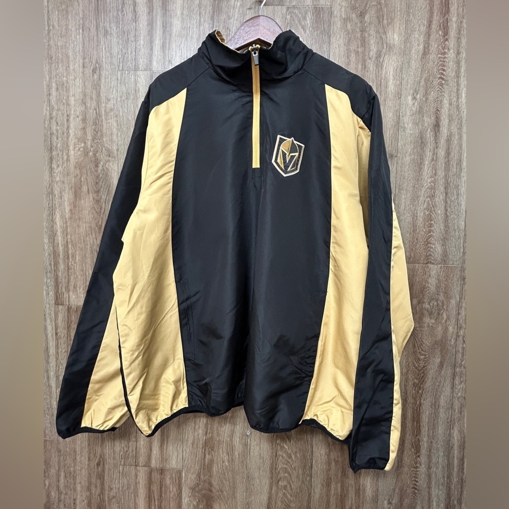 NHL Golden Knights Quarter Zip Light Weight Jacket